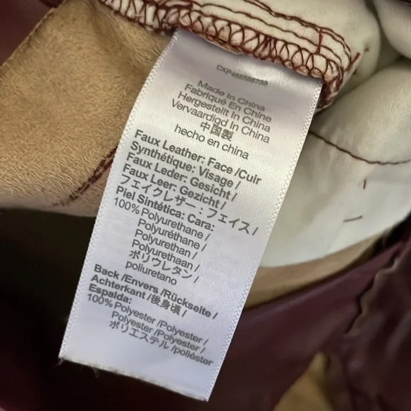 Madewell The Perfect Vintage Straight Jean: Leather Edition $148 31 - Picture 7 of 8